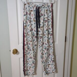 Aerie Flannel Pajama Bottoms Pants Lounge  w/ Pockets Sz Small Petite S/P Winter